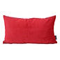 Velvet Rood Kussenhoes | 30x50 cm | Polyester