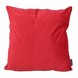Velvet Rood Kussenhoes | 45x45 cm | Polyester