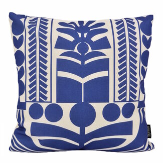 Gek op kussens! Tova Blau Kissenbezug | 45x45 cm | Baumwolle/Leinen