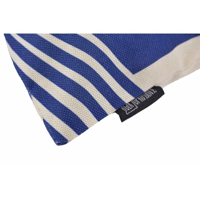 Tova Blauw Kussenhoes | 45x45 cm | Katoen/Linnen