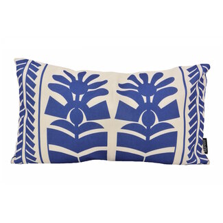 Gek op kussens! Tova Blau Kissenbezug | 30x50 cm | Baumwolle/Leinen