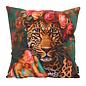 Flower Leopard #1 Kussenhoes | 45x45 cm | Katoen/Polyester
