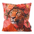 Flower Leopard #2 Kussenhoes | 45x45 cm | Katoen/Polyester