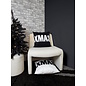 XMAS Black Kussenhoes | 45x45 cm | Katoen/Polyester