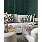 Ela Stripe Zwart Kussenhoes | 45x45 cm | Katoen/Linnen