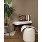 Ela Stripe Cognac Kussenhoes | 45x45 cm | Katoen/Linnen