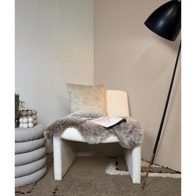 Nera Velvet Beige | 45 x 45 cm | Kussenhoes | Polyester