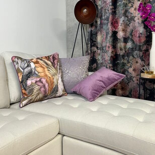 Velvet Noura Paars Kussenhoes | 45x45 cm | Velvet/Polyester