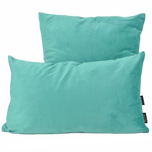 Velvet Aqua Blauw Kussenhoes | 45x45 cm | Polyester