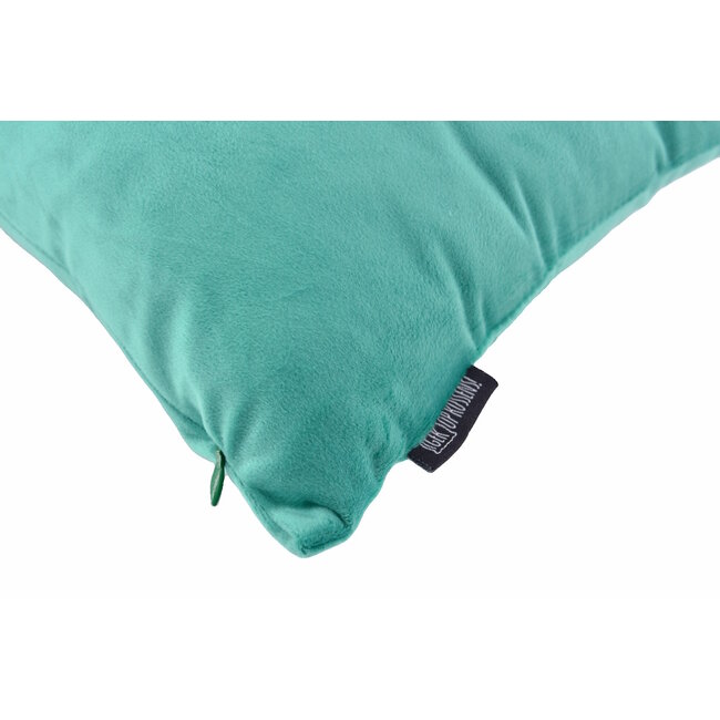 Velvet Aqua Blauw Kussenhoes | 45x45 cm | Polyester