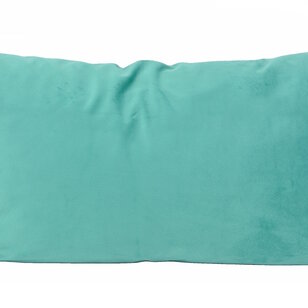 Sierkussen Velvet Aqua Blauw Long | 30 x 50 cm | Velvet/Polyester