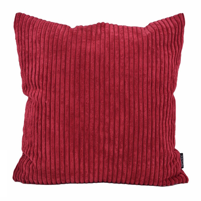 Sierkussen Corduroy Donkerrood | 45 x 45 cm | Polyester