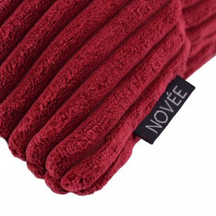 Sierkussen Corduroy Donkerrood | 45 x 45 cm | Polyester