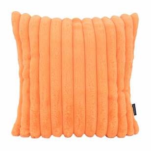 Sierkussen Rosie Rib Oranje | 45 x 45 cm | Polyester