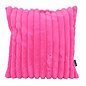 Sierkussen Rosie Rib Roze | 45 x 45 cm | Polyester