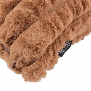 Mimi Fur Bruin Kussenhoes | 45x45 cm | Polyester