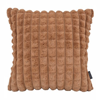 NOVÉE Mimi Fur Braun Kissenbezug | 45x45 cm | Polyester