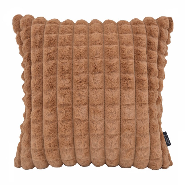 Sierkussen Mimi Fur Bruin | 45 x 45 cm | Polyester