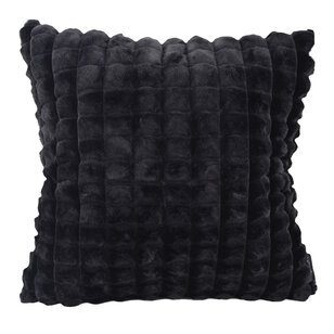 Mimi Fur Zwart Kussenhoes | 45x45 cm | Polyester