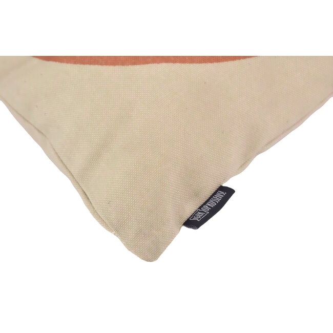 Mountain Circle Kissenbezug | 45x45 cm | Baumwolle/Leinen