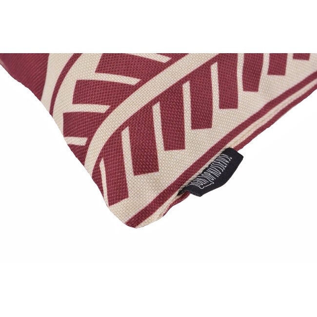 Sierkussen Tova Wijnrood | 30 x 50 cm | Katoen/Linnen