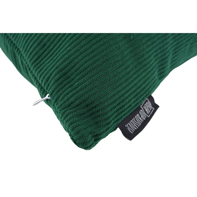 Coco Groen | 45 x 45 cm | Kussenhoes | Corduroy/Polyester
