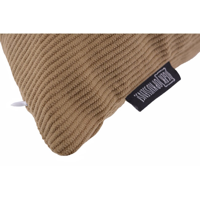 Coco Taupe Kussenhoes | 45x45 cm | Corduroy/Polyester
