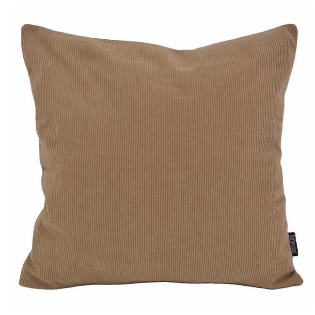 Sierkussen Coco Taupe | 45 x 45 cm | Corduroy/Polyester