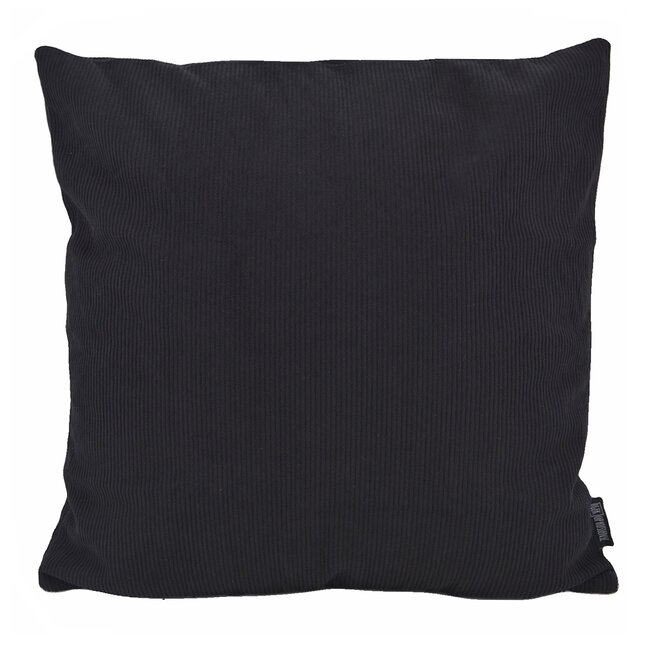 Sierkussen Coco Zwart | 45 x 45 cm | Corduroy/Polyester