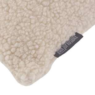 Teddy Beige Kussenhoes | 45x45 cm | Polyester