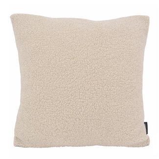 Gek op kussens! Teddy Beige Kussenhoes | 45x45 cm | Polyester