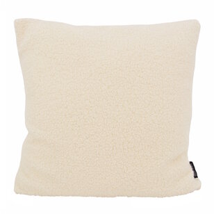 Teddy Crème Kussenhoes | 45x45 cm | Polyester