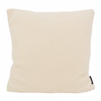 Gek op kussens! Teddy Crème Kussenhoes | 45x45 cm | Polyester
