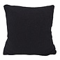 Teddy Zwart Kussenhoes | 45x45 cm | Polyester