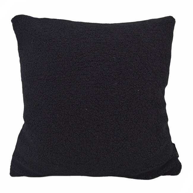 Sierkussen Teddy Zwart | 45 x 45 cm | Polyester