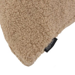Teddy Taupe Kussenhoes | 45x45 cm | Polyester