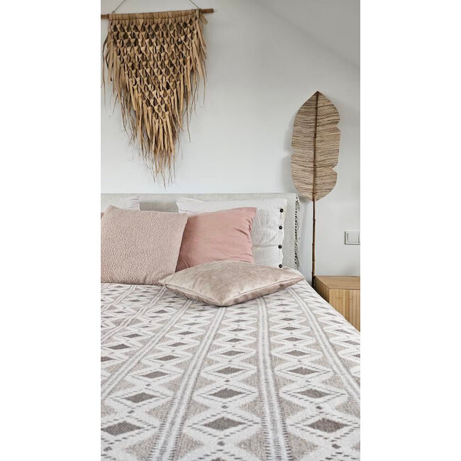 Teddy Beige Kissenbezug | 45x45 cm | Polyester