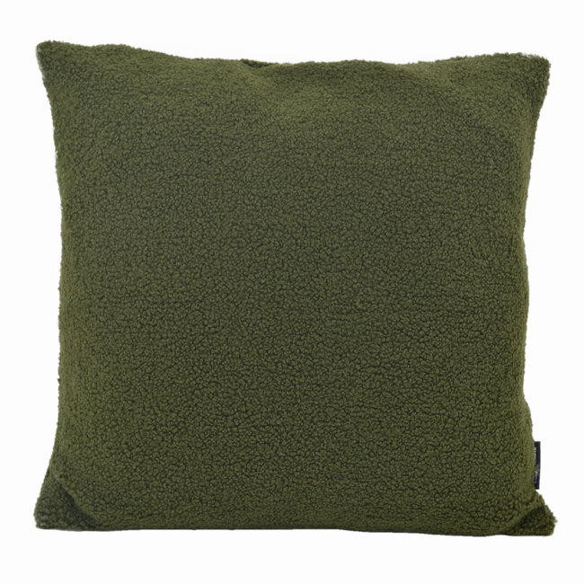 Sierkussen Teddy Legergroen | 45 x 45 cm | Polyester