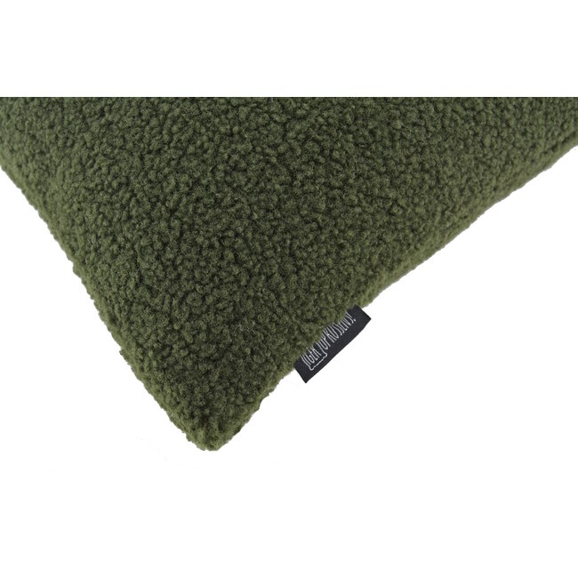 Teddy Legergroen Kussenhoes | 45x45 cm | Polyester