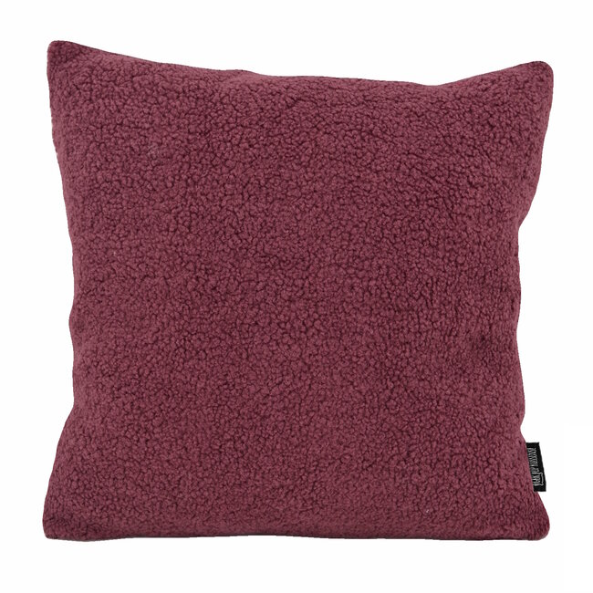 Sierkussen Teddy Wijnrood | 45 x 45 cm | Polyester
