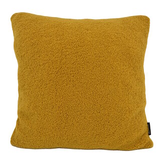Gek op kussens! Teddy Okergeel Kussenhoes | 45x45 cm | Polyester
