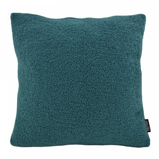 Gek op kussens! Teddy Petrol Kussenhoes | 45x45 cm | Polyester