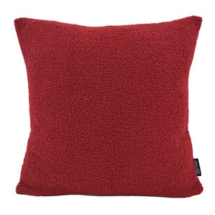 Teddy Donkerrood Kussenhoes | 45x45 cm | Polyester