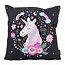 Gek op kussens! Unicorn / Eenhoorn #2 | 45 x 45 cm | Kussenhoes | Katoen/Polyester