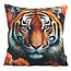 Gek op kussens! Flower Lion Kussenhoes | 45x45 cm | Katoen/Polyester