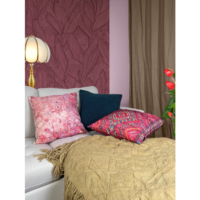 Sierkussen Teddy Petrol | 45 x 45 cm | Polyester