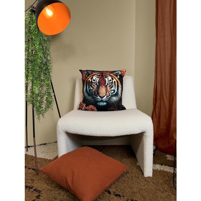 Sierkussen Coco Roest | 45 x 45 cm | Corduroy/Polyester