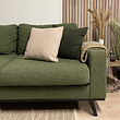 Teddy Legergroen Kussenhoes | 45x45 cm | Polyester