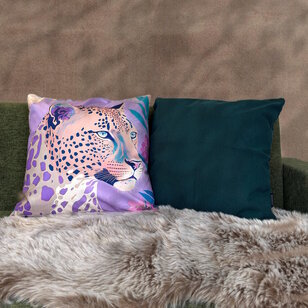Sierkussen Coco Petrol | 45 x 45 cm | Corduroy/Polyester