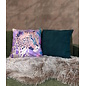 Coco Petrol Kussenhoes | 45x45 cm | Corduroy/Polyester